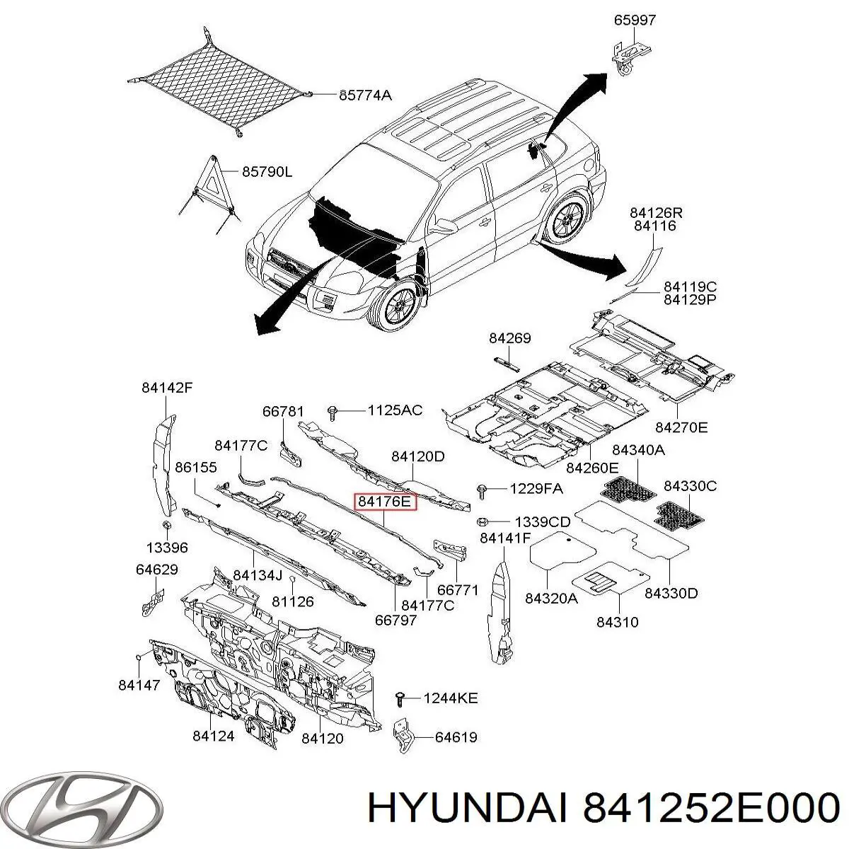  841252E000 Hyundai/Kia