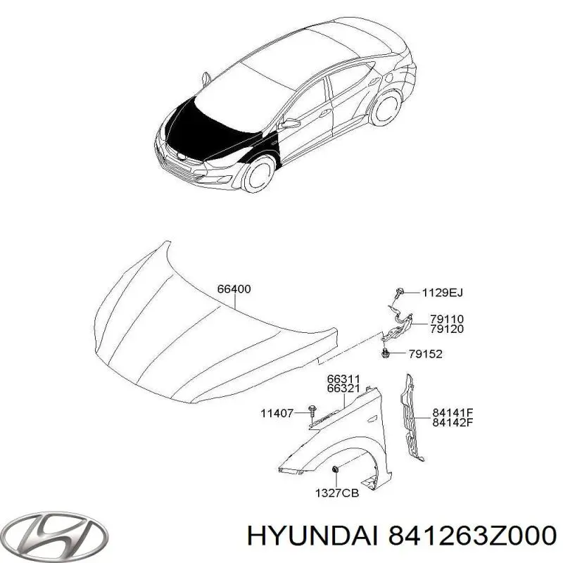  841263Z000 Hyundai/Kia