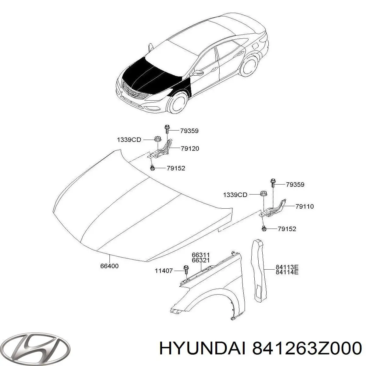  Hyundai/Kia 841263Z000 цена, от 20.03 USD
