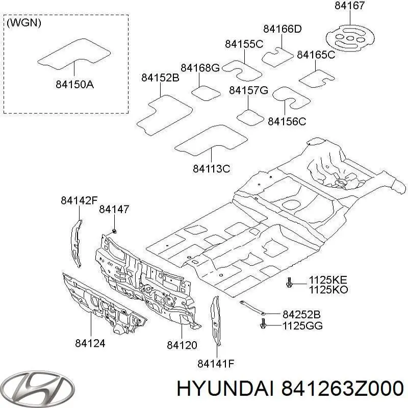 Купить 841263Z000 Hyundai/Kia 