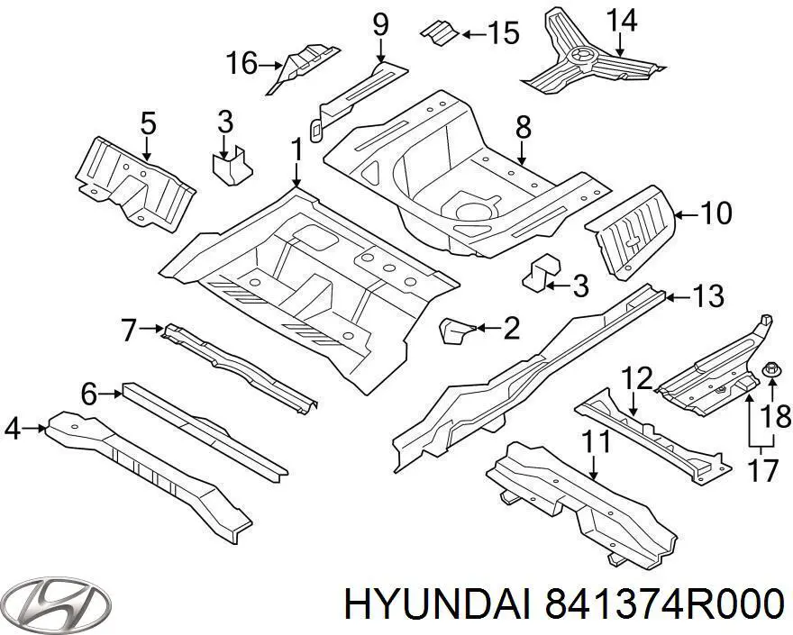  Hyundai/Kia 841374R000 цена, от 16.53 USD