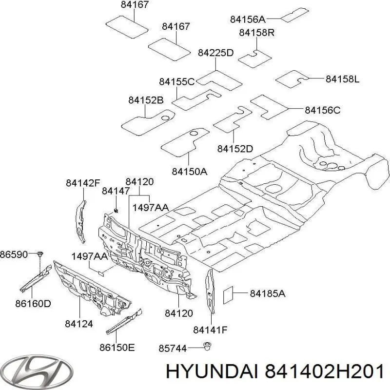  Hyundai/Kia 841402H201 цена, от 5.07 USD