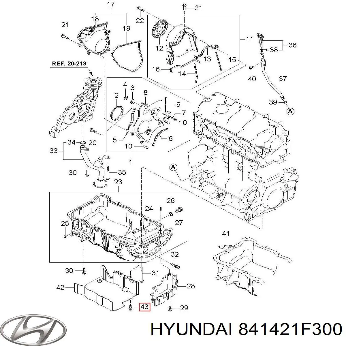 Купить 841421F000 Hyundai/Kia 