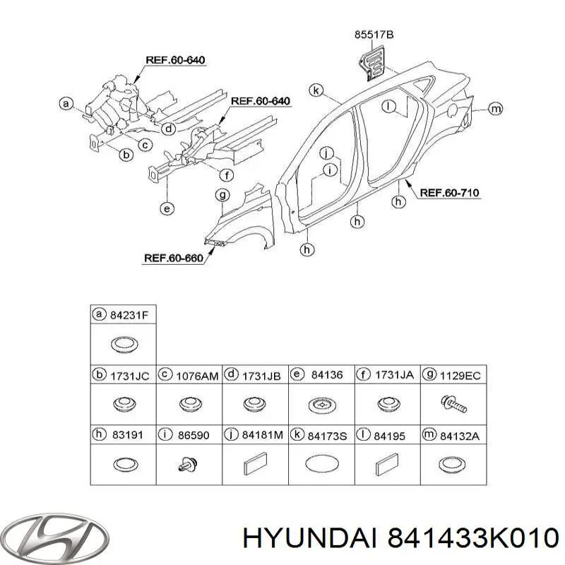 841433K010 Hyundai/Kia 