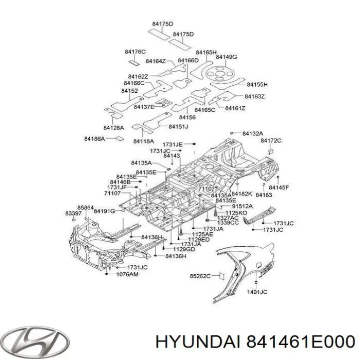  841461E000 Hyundai/Kia