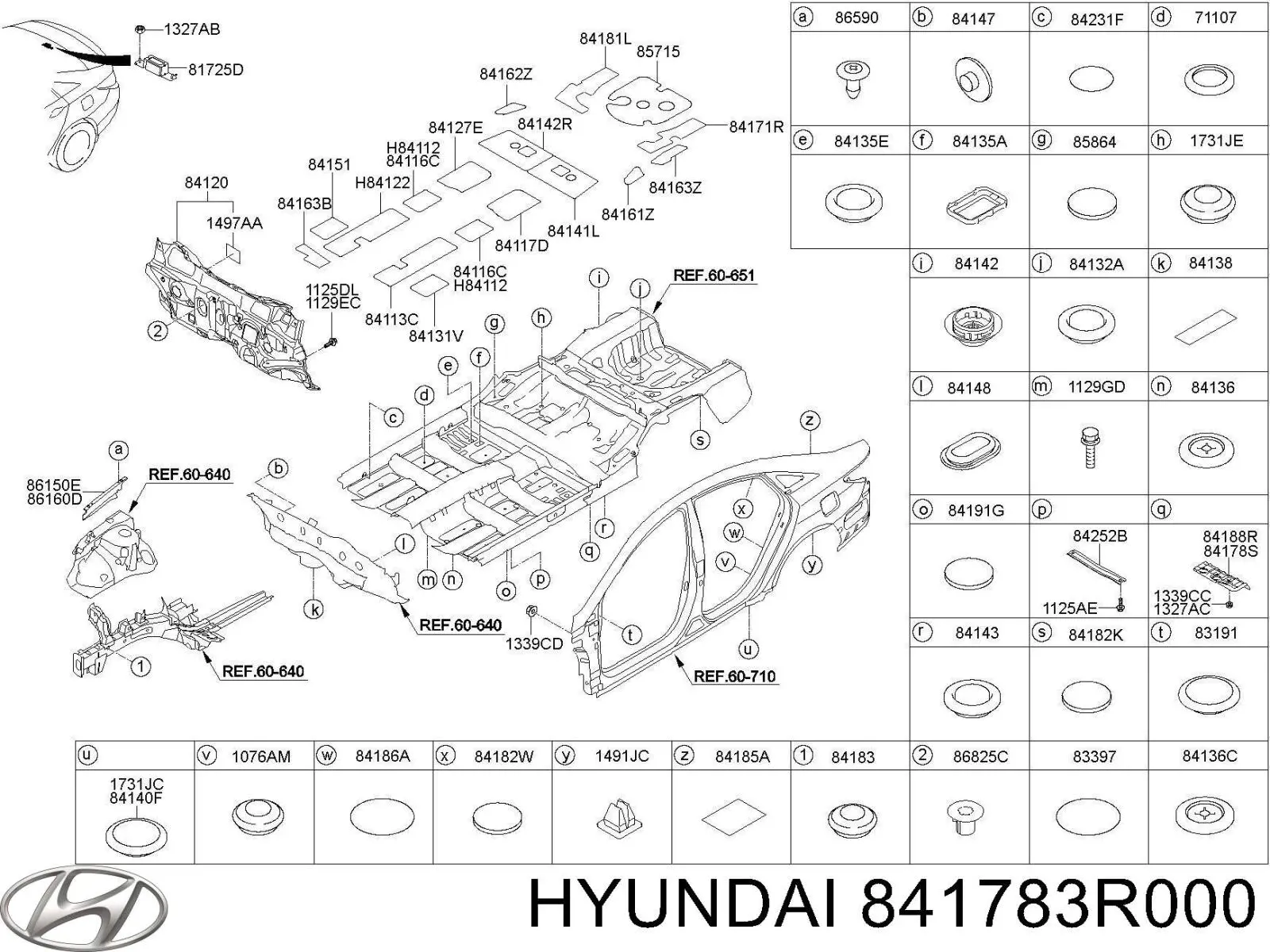  841783R000 Hyundai/Kia