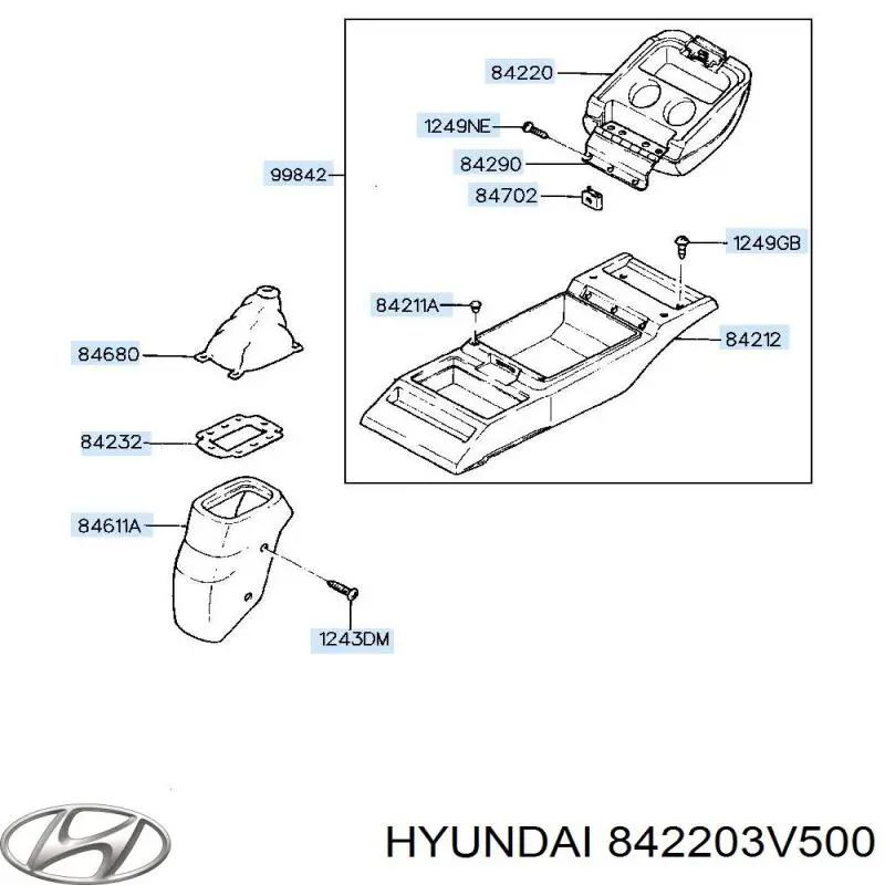 Купить 842203V500 Hyundai/Kia 