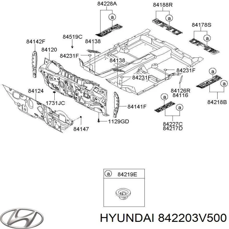  Hyundai/Kia 842203V500 цена, от 0.97 USD
