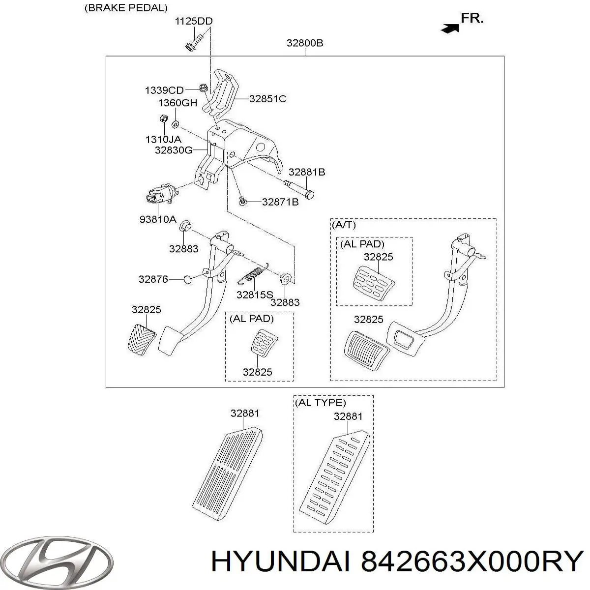 Купить 842663X000RY Hyundai/Kia 