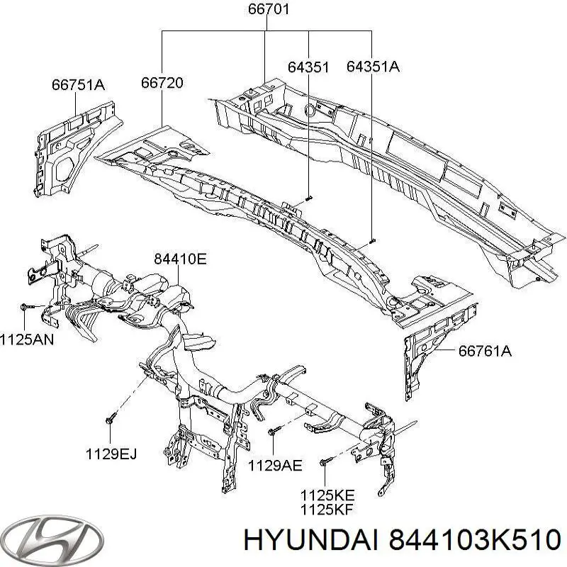  844103K510 Hyundai/Kia