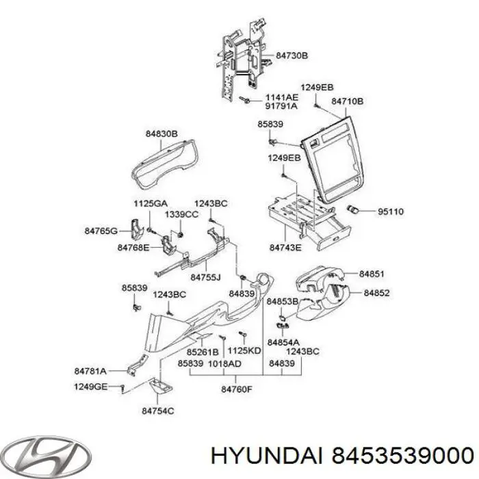  8453539000 Hyundai/Kia