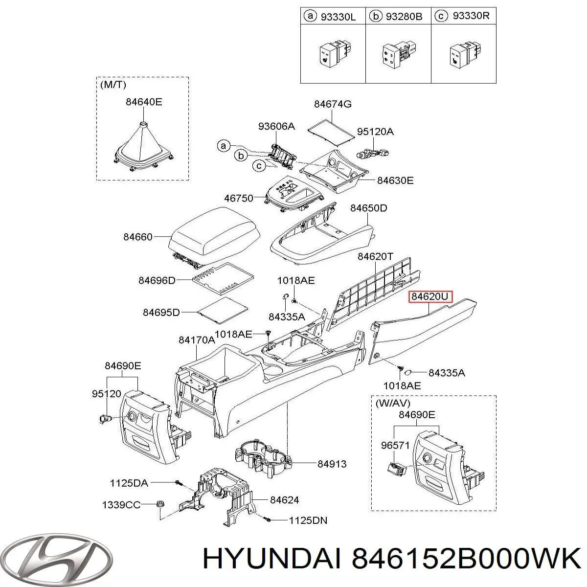 846152B000WK Hyundai/Kia 