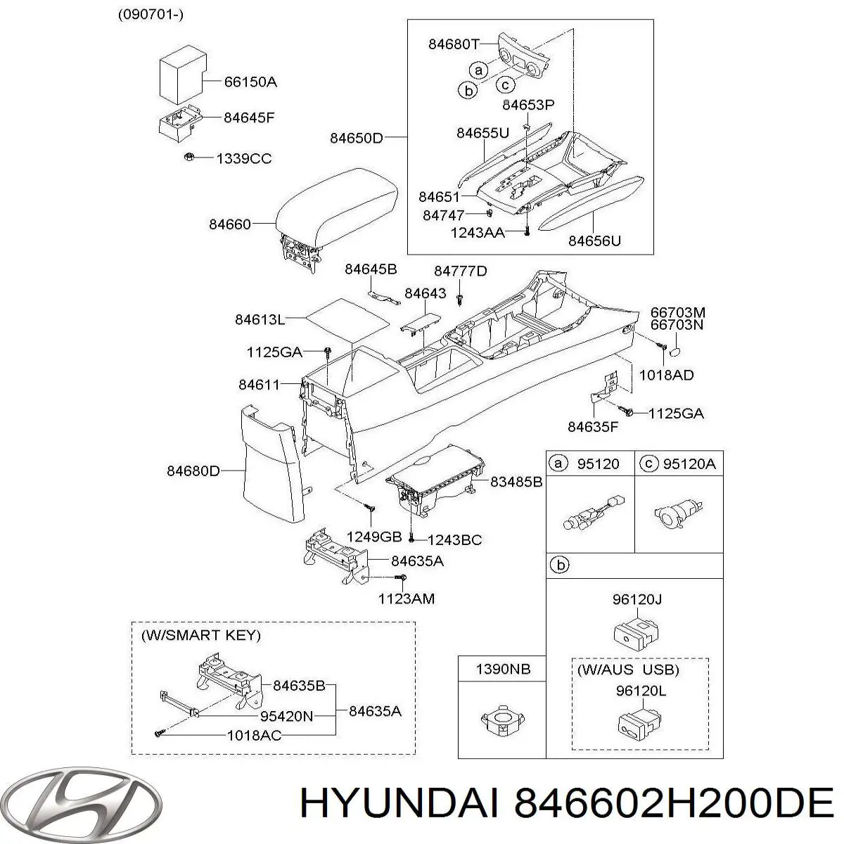 846602H200DE Hyundai/Kia 