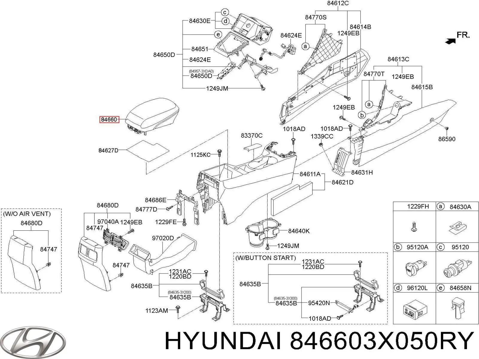 846603X050RY Hyundai/Kia 