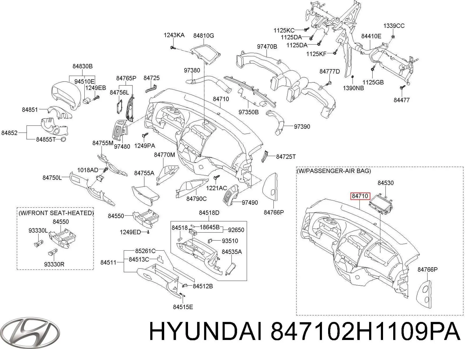  847102H1109PA Hyundai/Kia