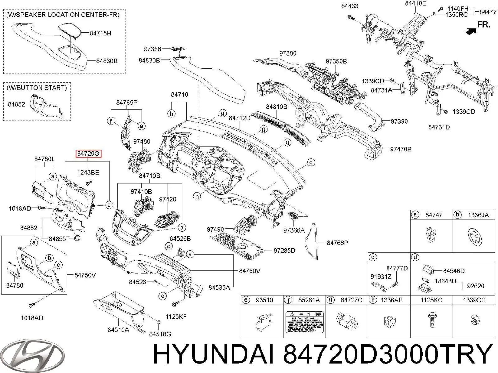 84720D3000TRY Hyundai/Kia 