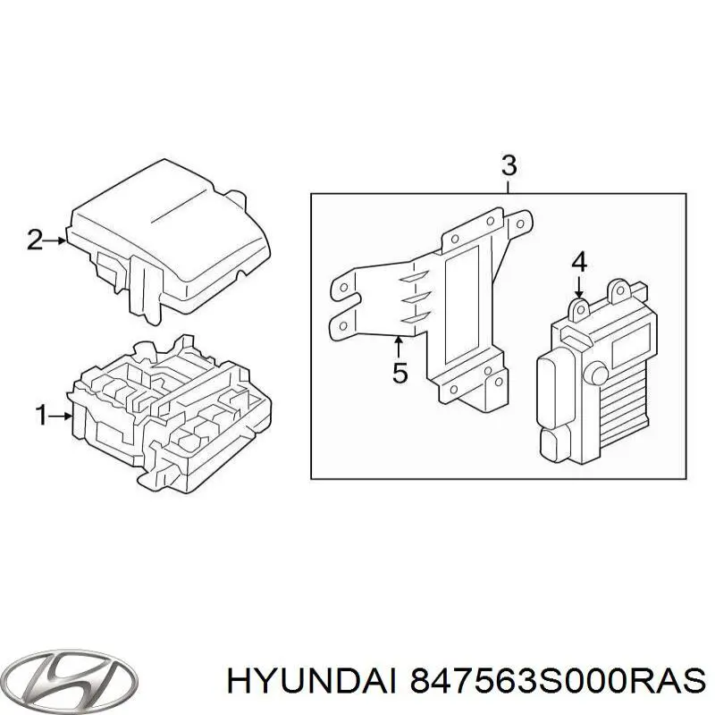  847563S000RAS Hyundai/Kia