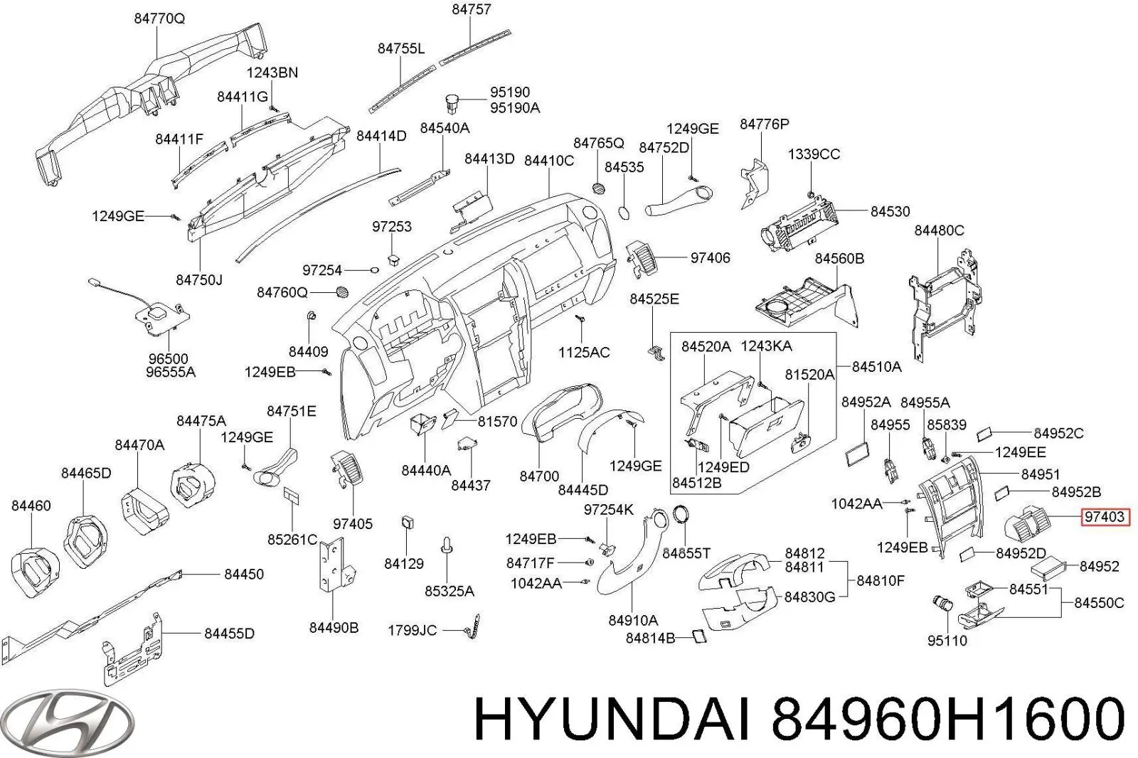 84960H1600 Hyundai/Kia 