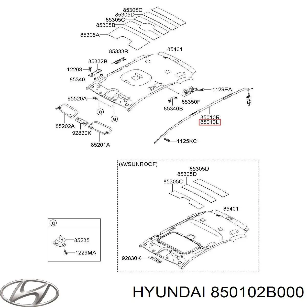 Подушка безопасности, сбоку левая Hyundai/Kia 850102B000 цена, от 18.98 USD