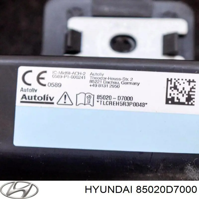 Шторка боковая правая Hyundai/Kia 85020D7000 цена, от 57.20 USD