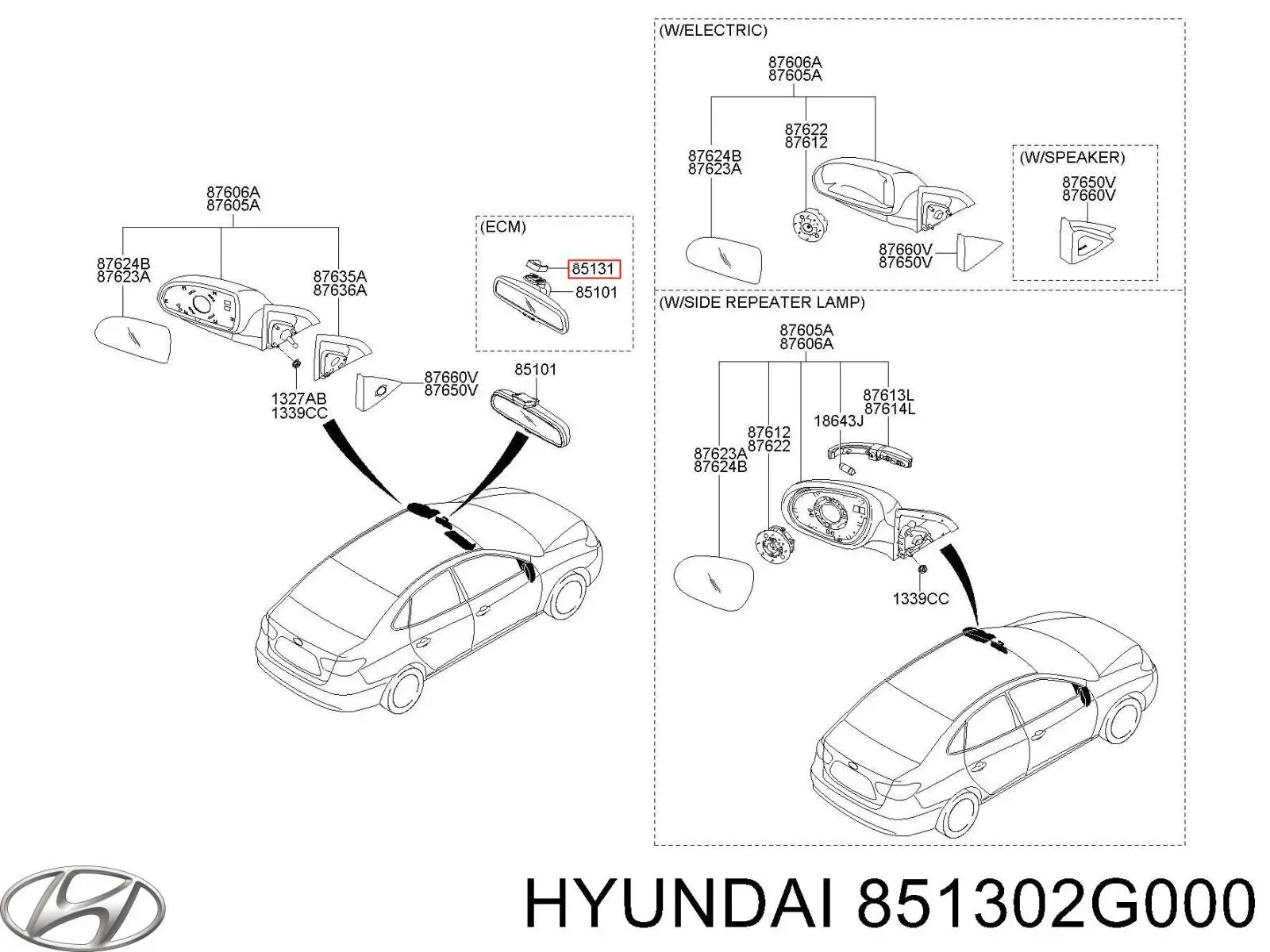  851302G000 Hyundai/Kia