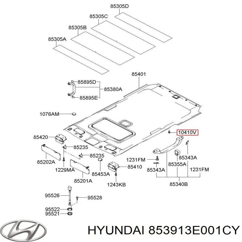 853913E001CY Hyundai/Kia 