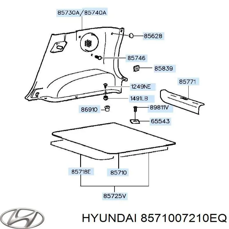  8571007210EQ Hyundai/Kia