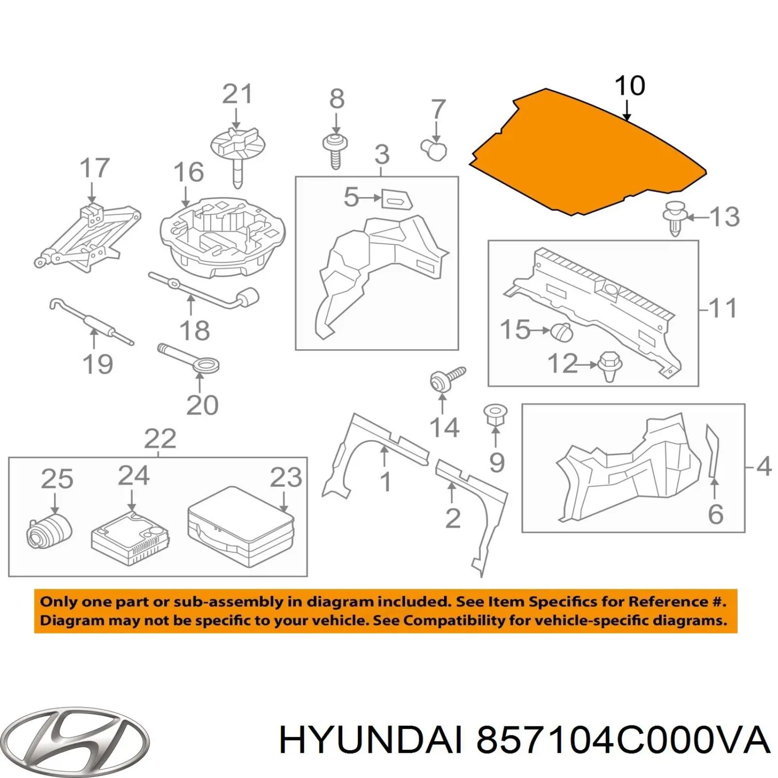 857104C000VA Hyundai/Kia 