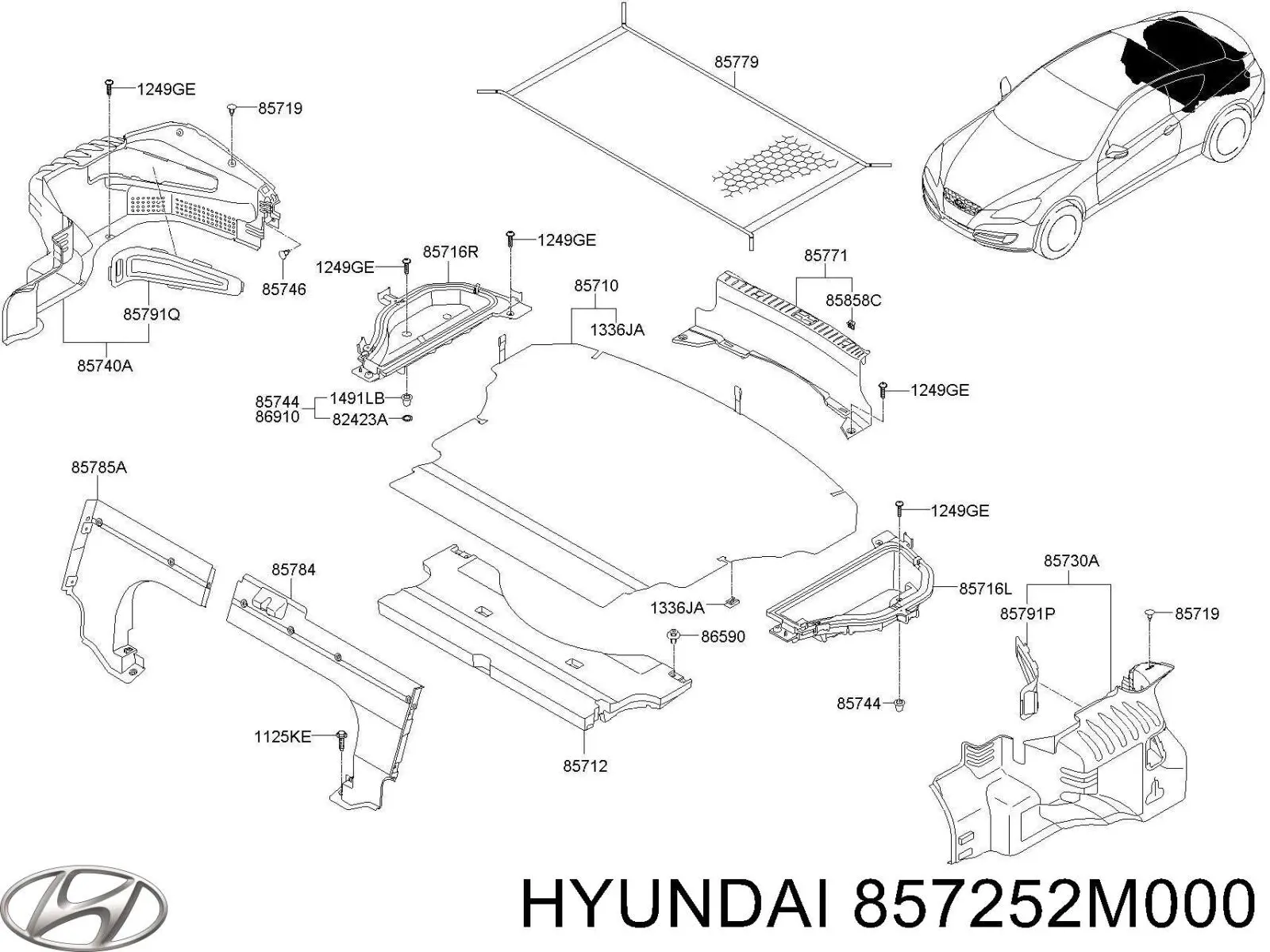  857252M000 Hyundai/Kia