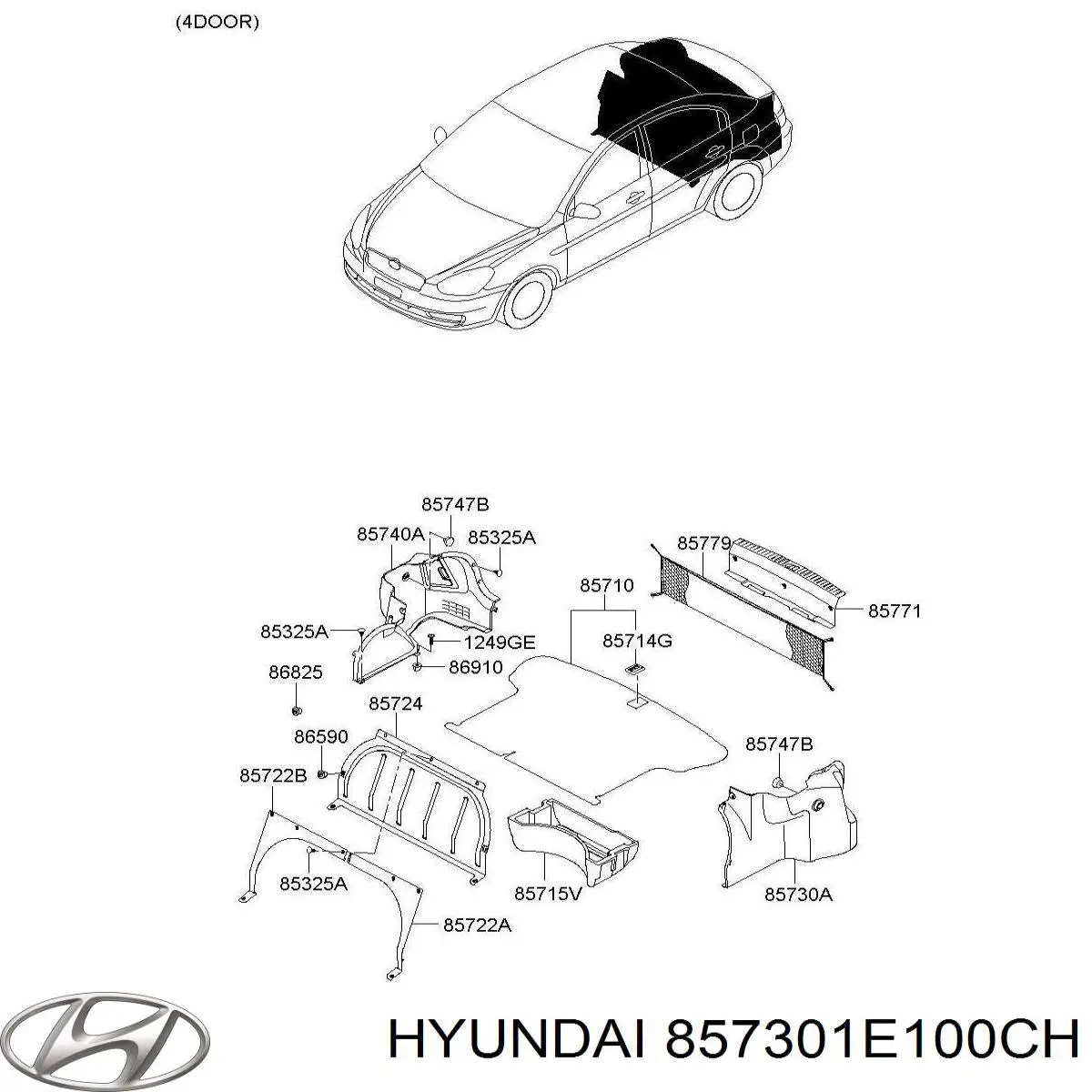  857301E100CH Hyundai/Kia