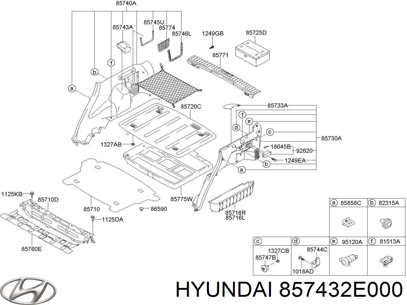  857432E000 Hyundai/Kia