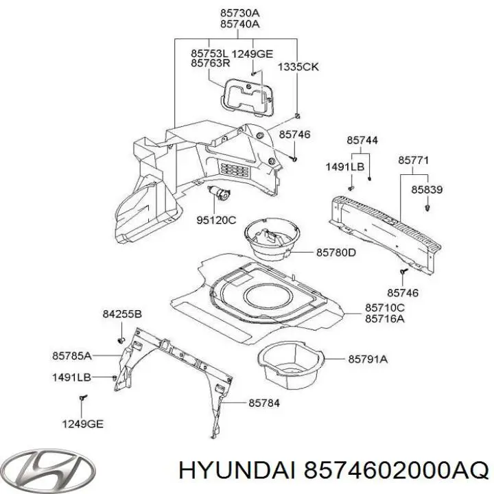 8574602000AQ Hyundai/Kia 