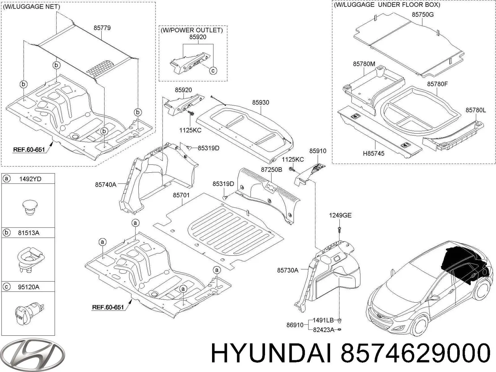  8574629000 Hyundai/Kia