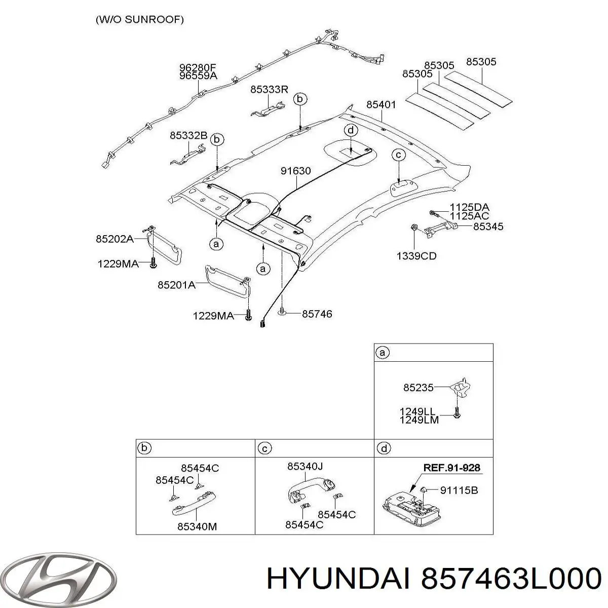  857463L000 Hyundai/Kia