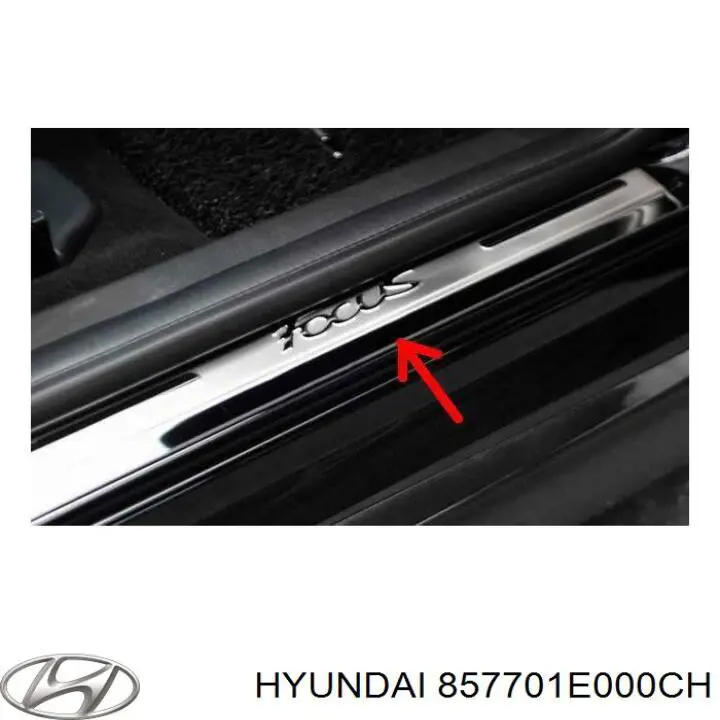 Панель багажного отсека задняя Hyundai/Kia 857701E000CH