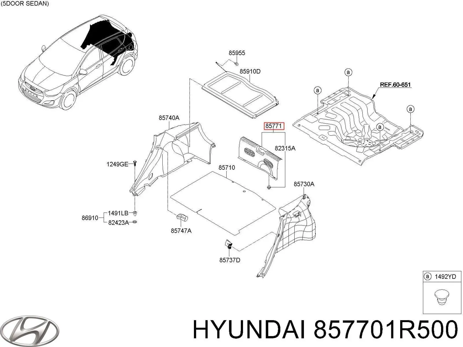  Hyundai/Kia 857701R500 цена, от 92.16 USD