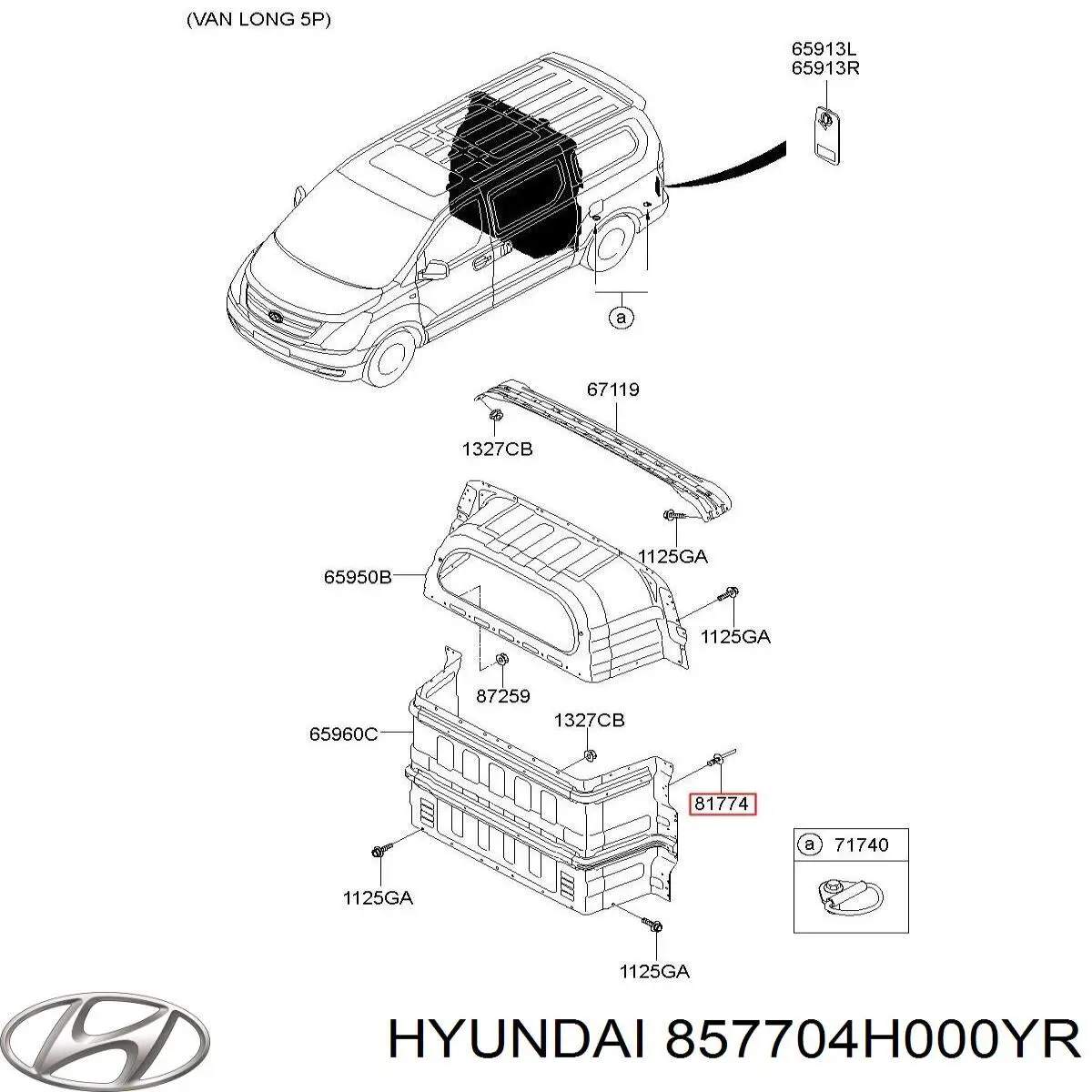  857704H000YR Hyundai/Kia