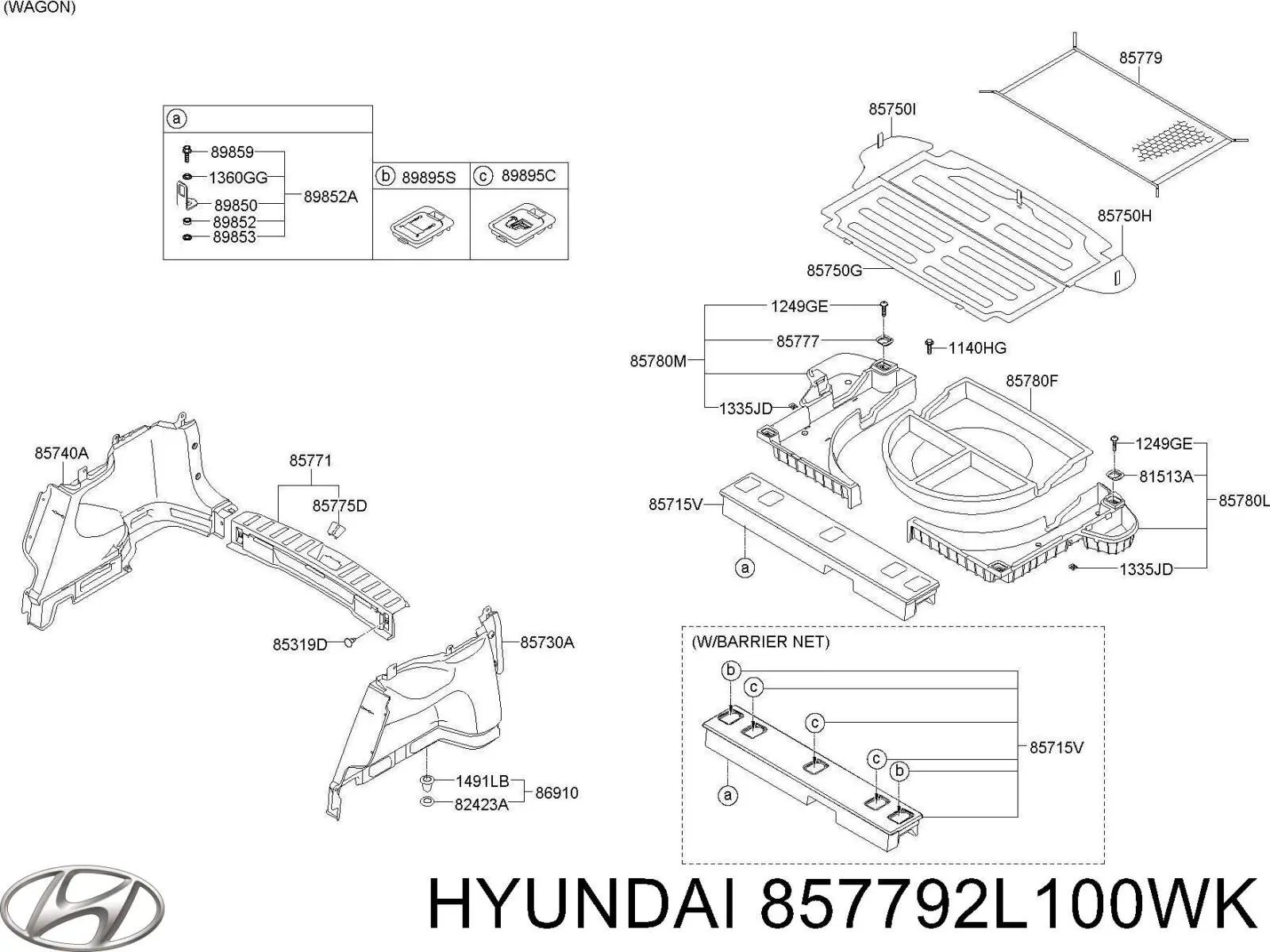 857792L100WK Hyundai/Kia 