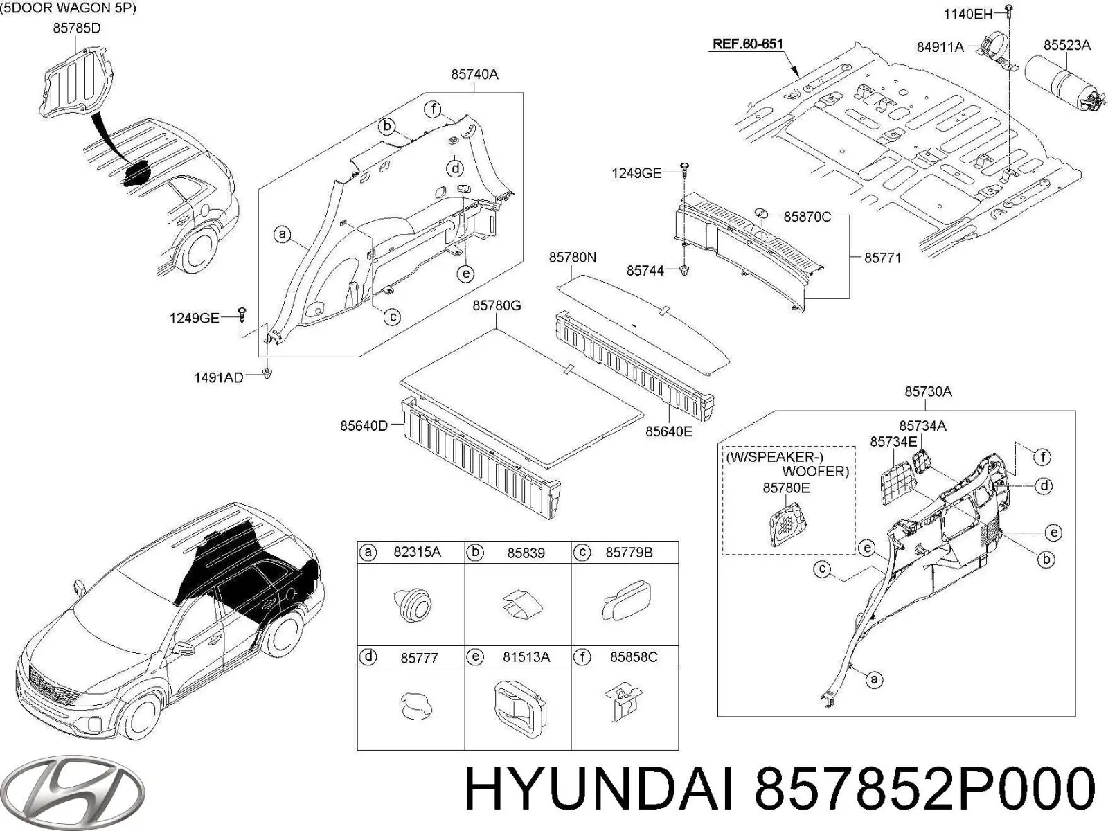  Hyundai/Kia 857852P000 цена, от 8.47 USD