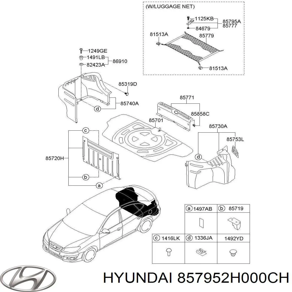 857952H000CH Hyundai/Kia 