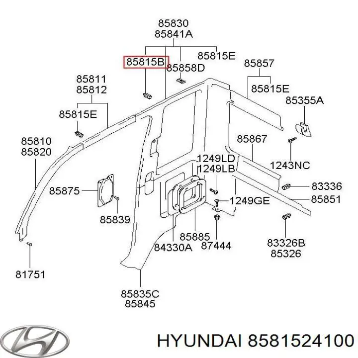  8581524100 Mitsubishi