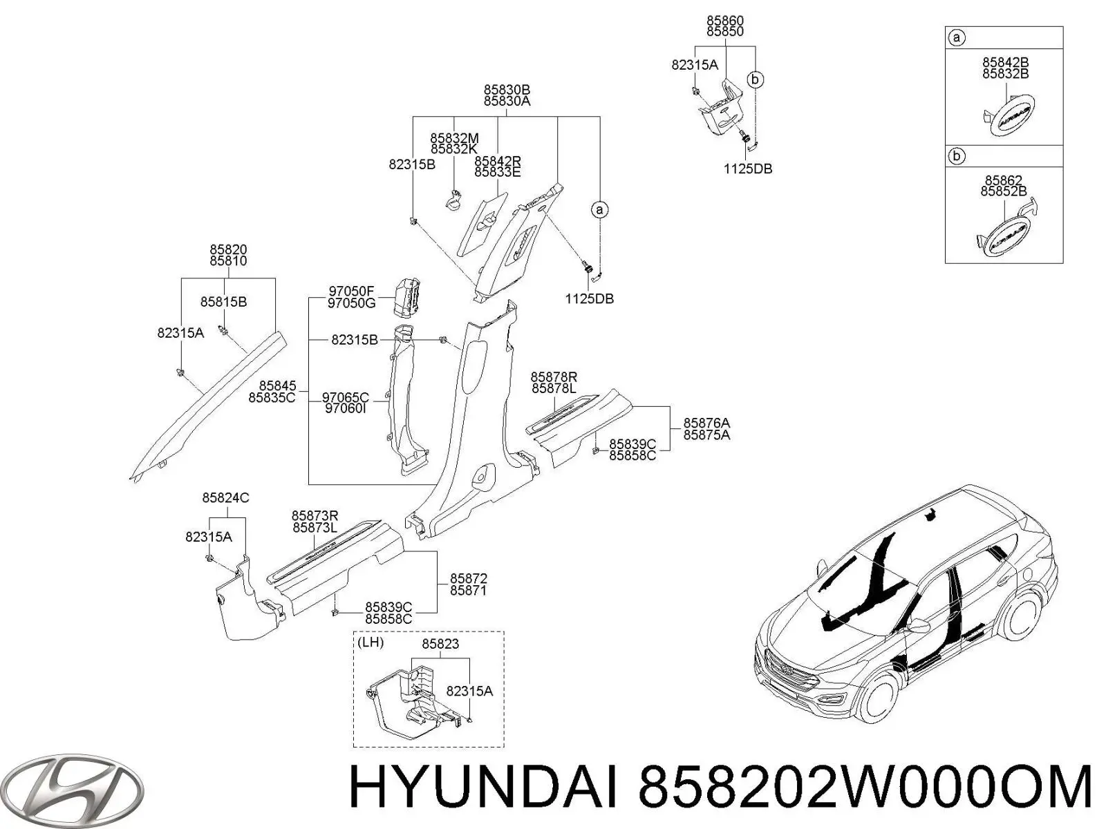 858202W000OM Hyundai/Kia 