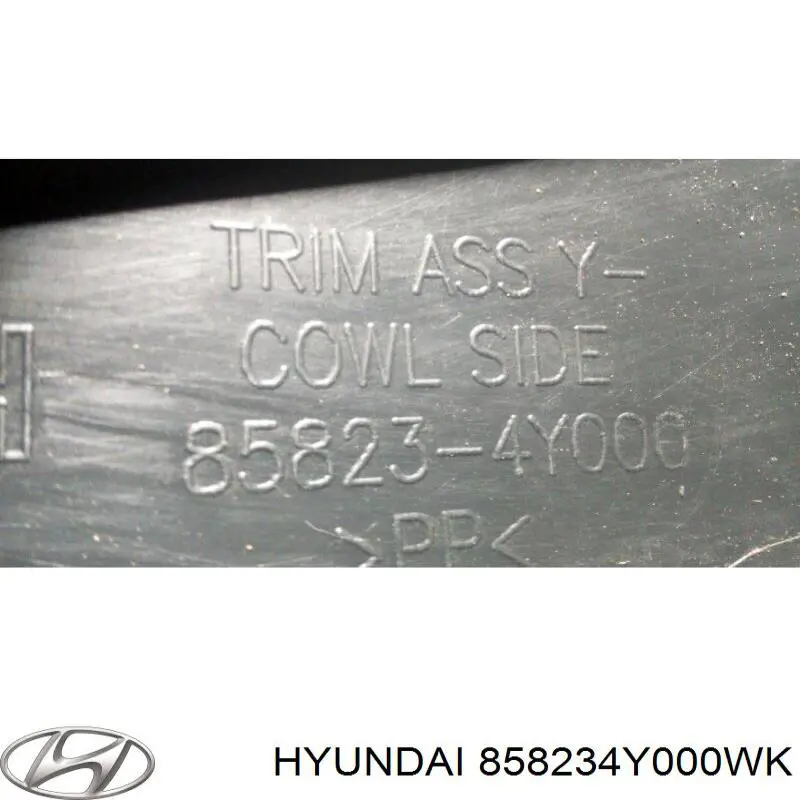 858234Y000WK Hyundai/Kia 