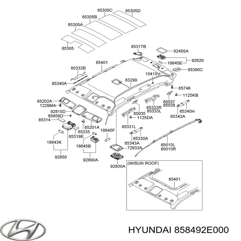  Hyundai/Kia 858492E000 цена, от 0.42 USD