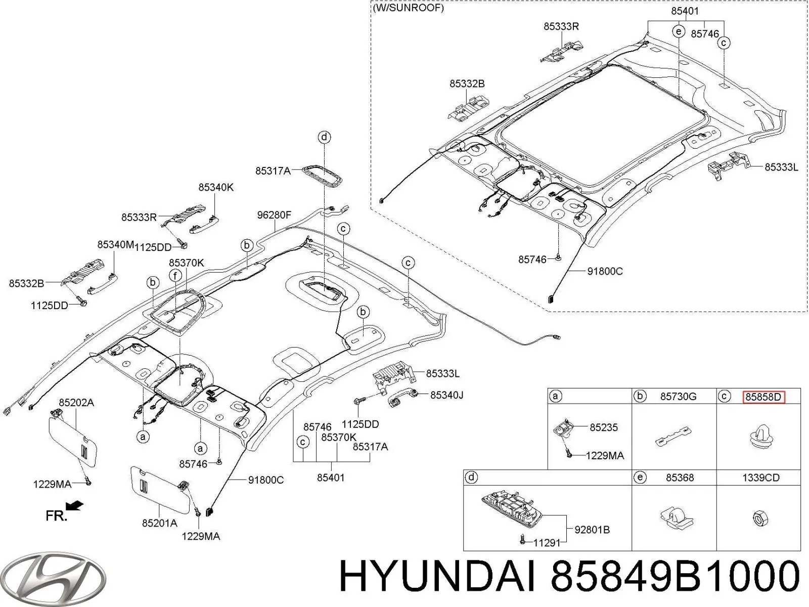 85849B1000 Hyundai/Kia 