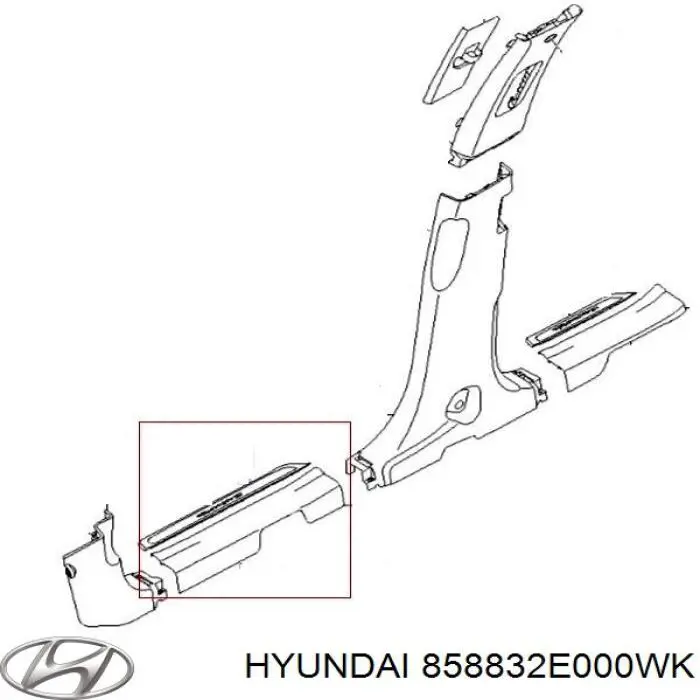 858832E000WK Hyundai/Kia 