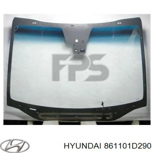 861101D290 Hyundai/Kia стекло лобовое