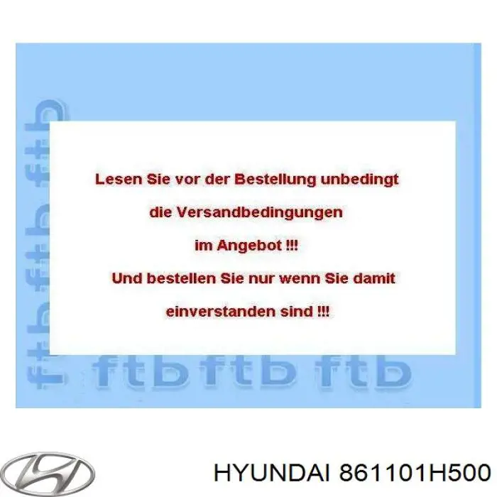 Стекло лобовое Hyundai/Kia 861101H500 цена, от 63.35 USD