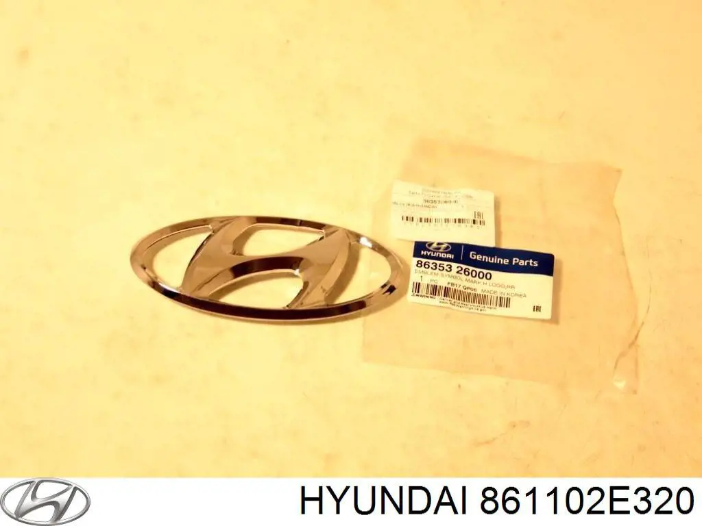 Лобовое стекло 861102E320 Hyundai/Kia