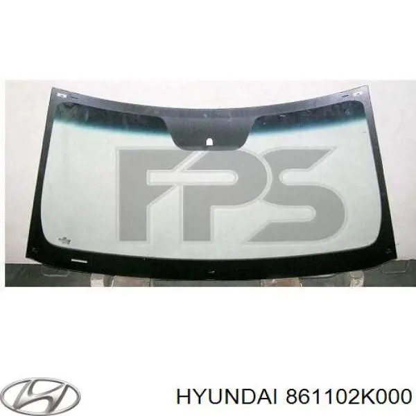 861102K000 Hyundai/Kia стекло лобовое